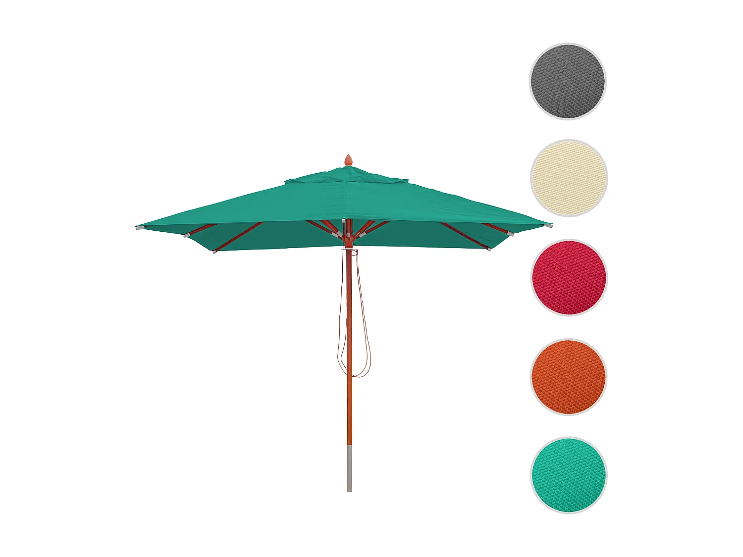 Restaurantparasol MCW-C57 I,  blågrøn