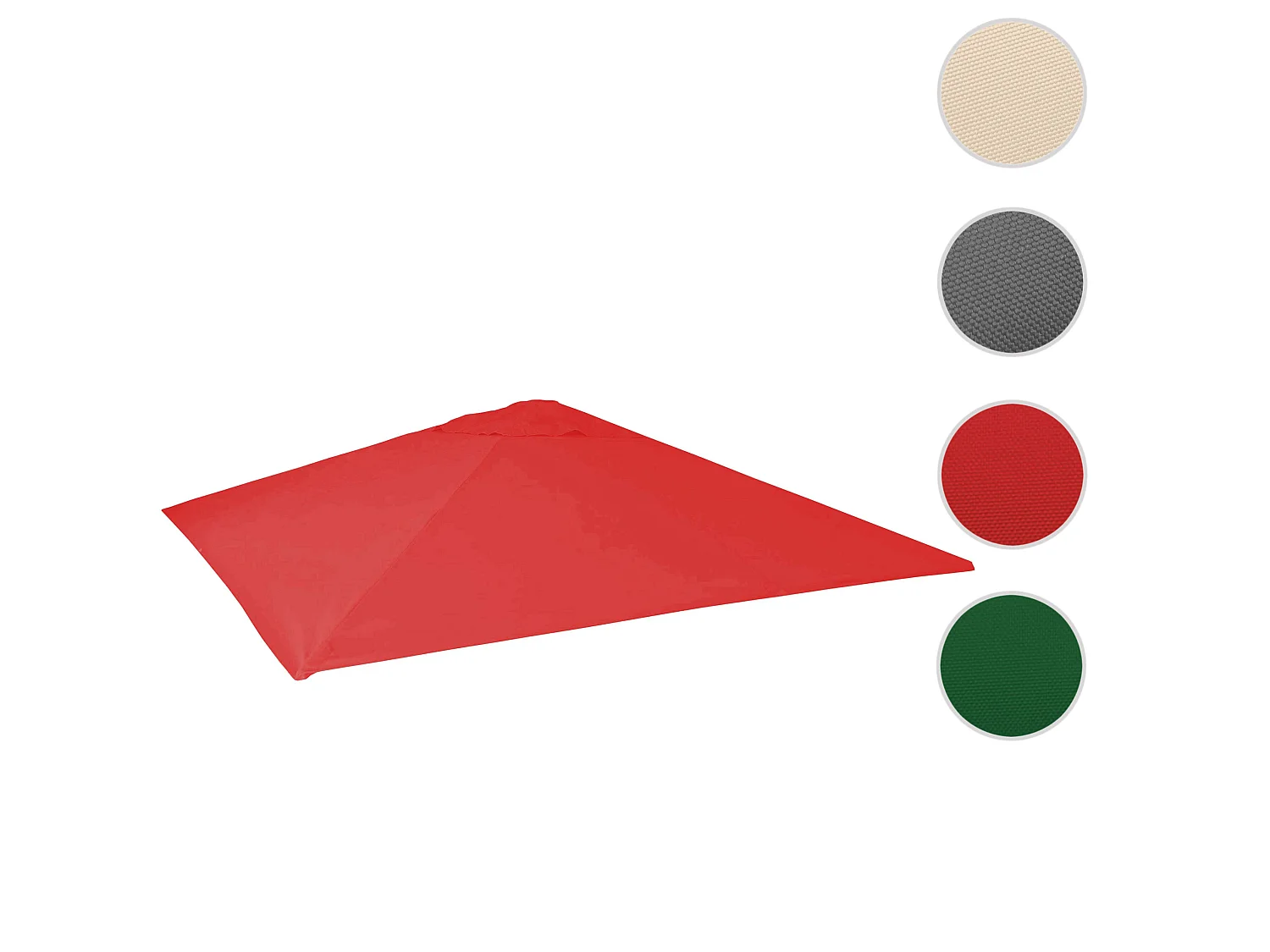 Vervangende hoes parasol MCW-D20,  rood