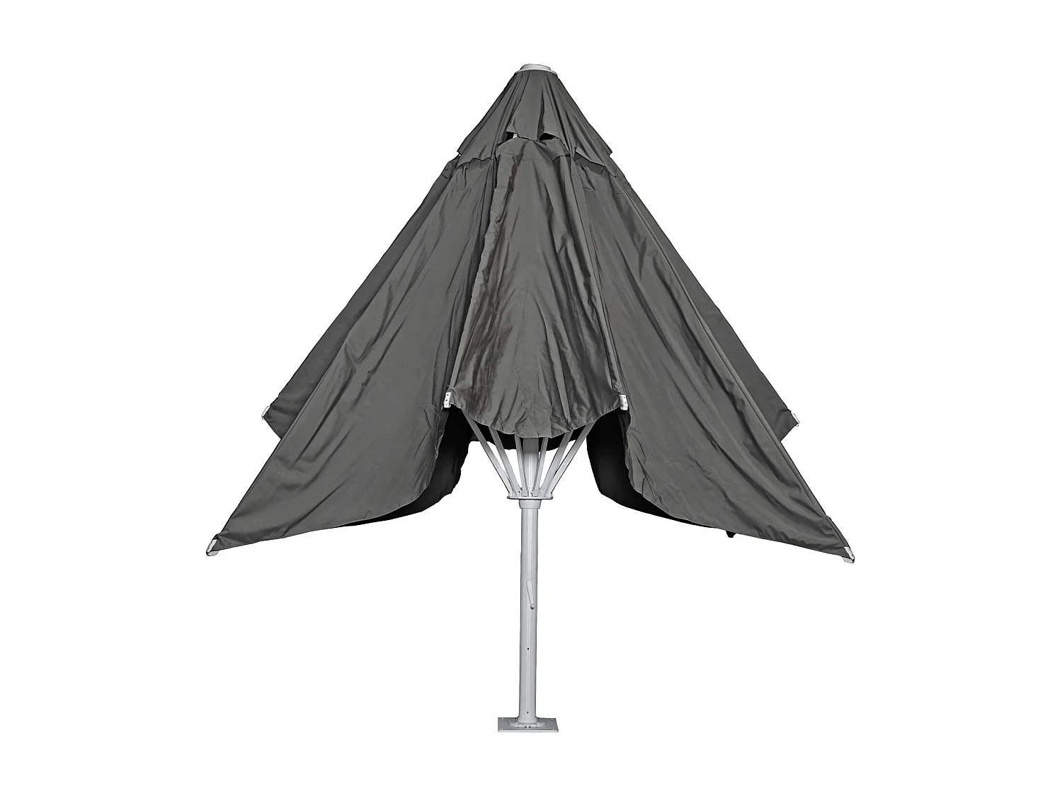 Gastronomie-Luxus-Sonnenschirm MCW-D20b, Anthrazit