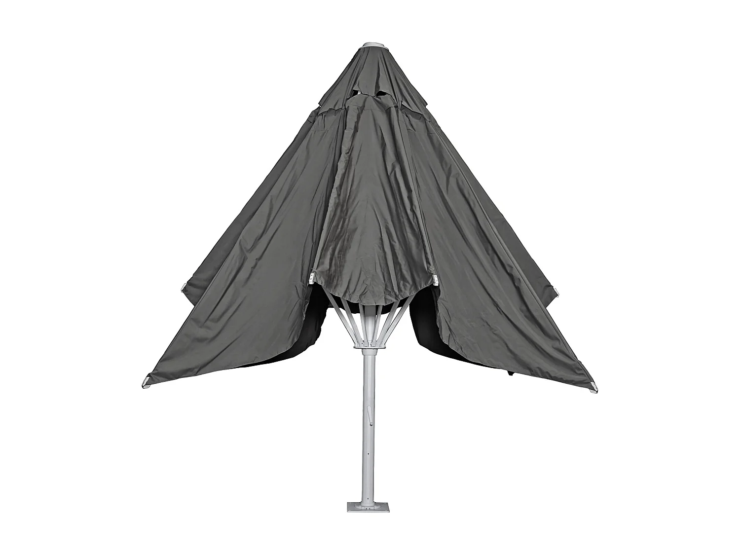 Gastronomie-Luxus-Sonnenschirm MCW-D20b, Anthrazit