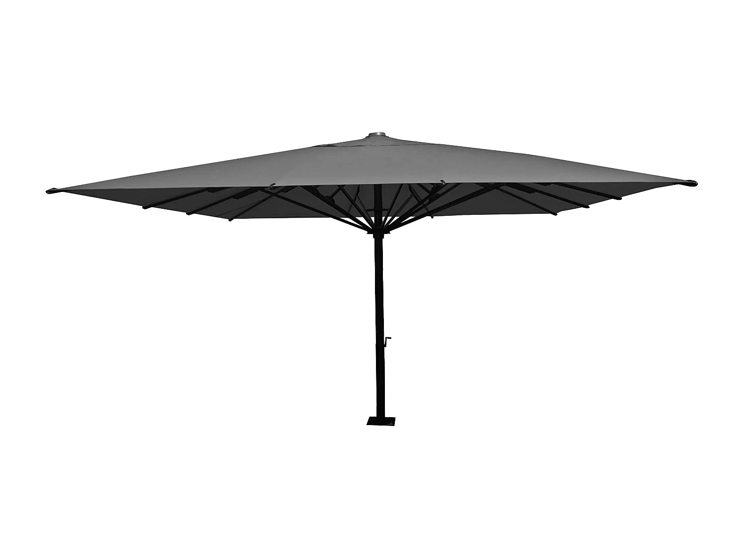 Luxe parasol voor de horeca MCW-D20,  antraciet