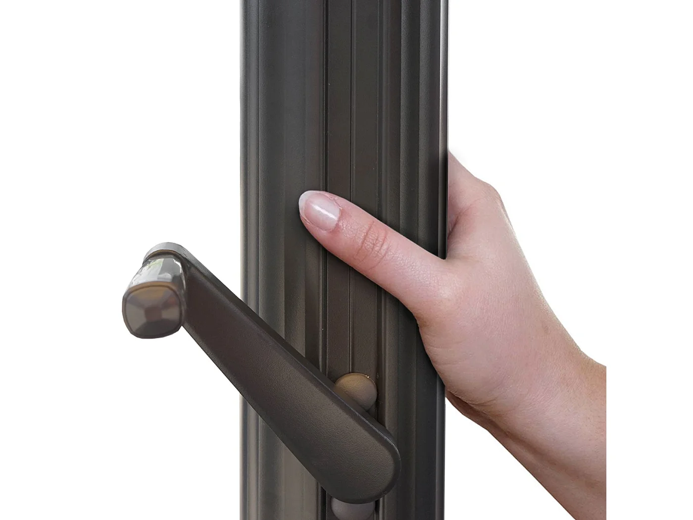 Gastronomie-Luxus-Sonnenschirm MCW-D20, Anthrazit