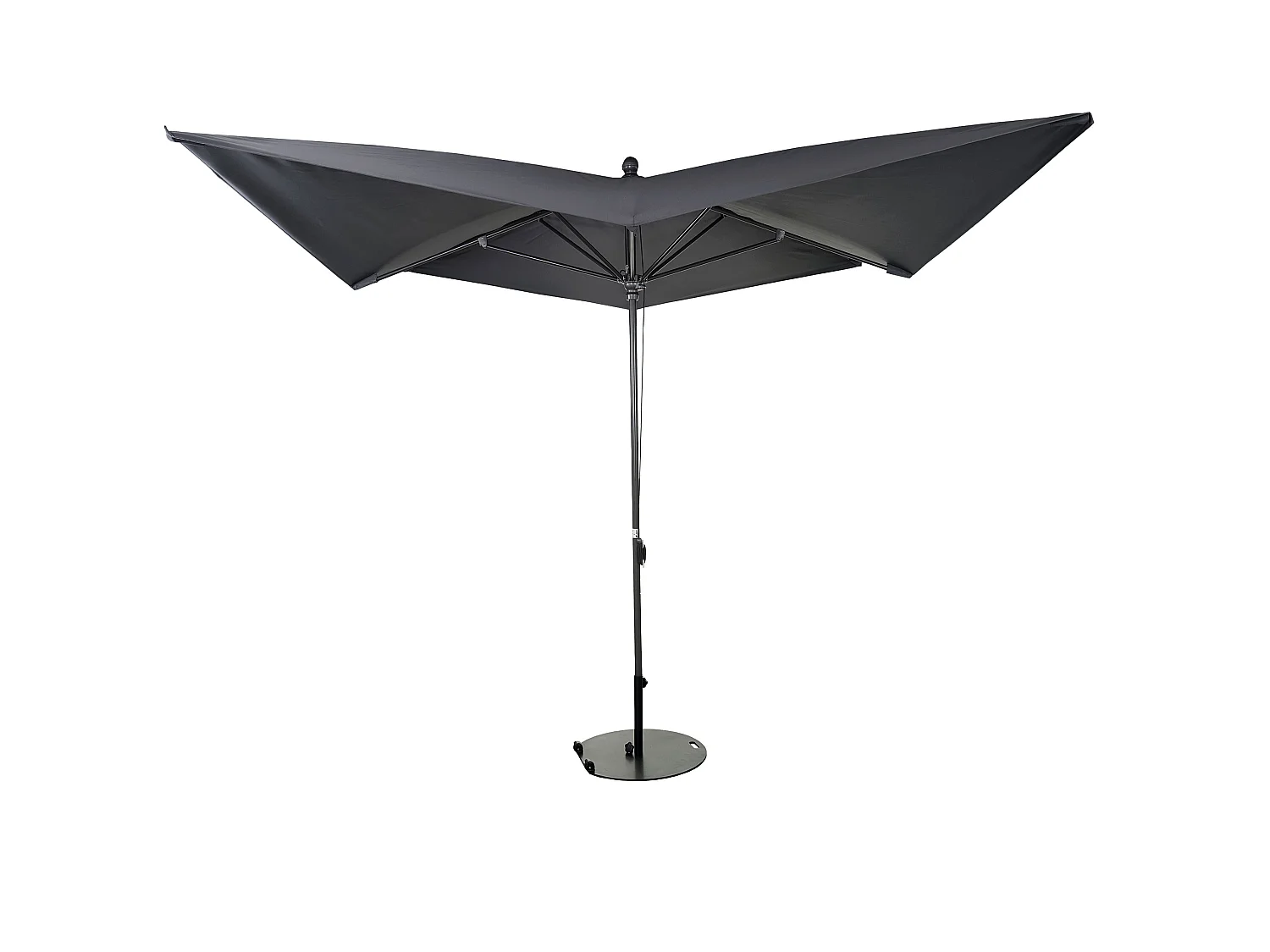 Parasol MCW-A37 3x3m,  antraciet zonder voet