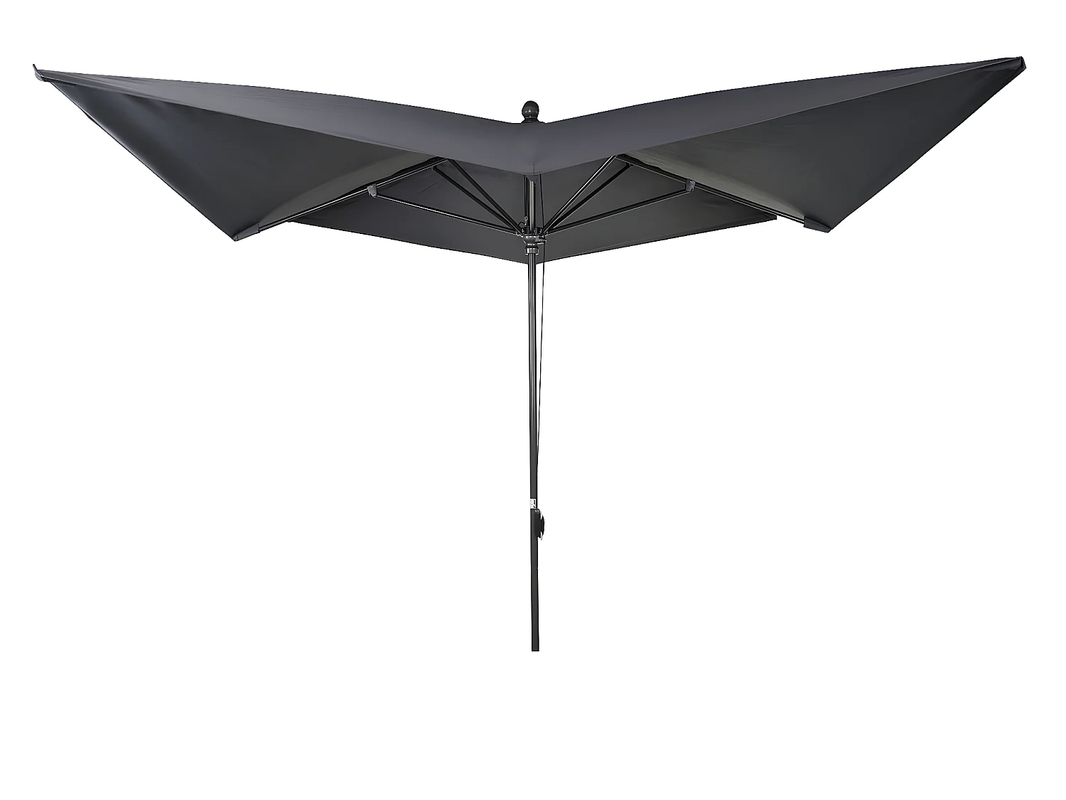 Parasol MCW-A37 3x3m,  antraciet zonder voet