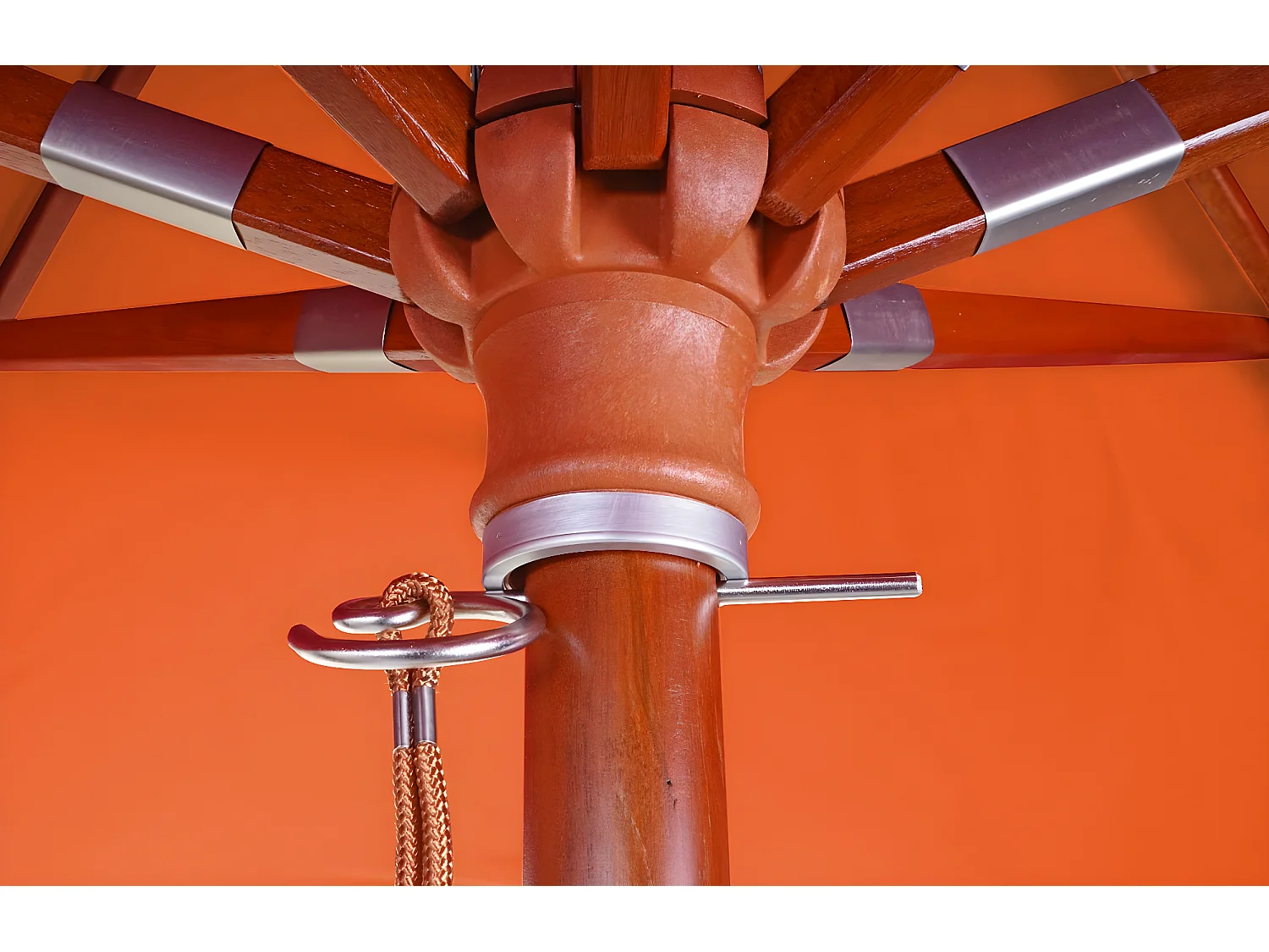 Gastronomie Parasol MCW-C57 II rond,  terracotta