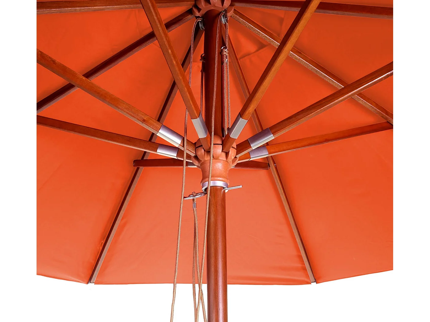 Parasol gastronomiczny MCW-C57 II okrągły,  terakota