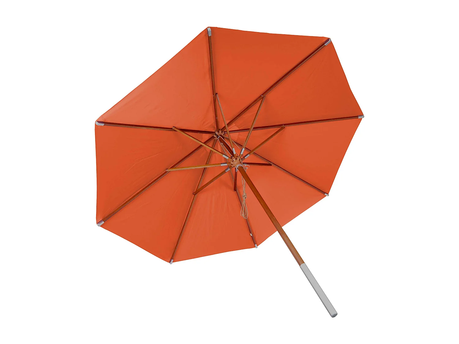 Restaurantparasol MCW-C57 II, rund,  terrakotta
