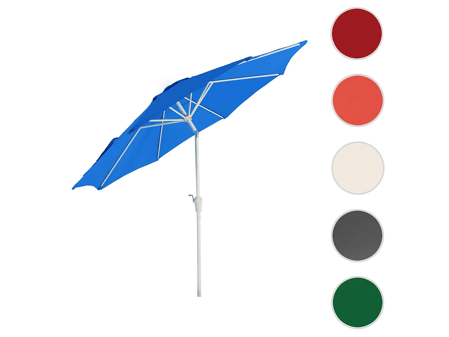 Parasol Asti I kantelbaar,  blauw