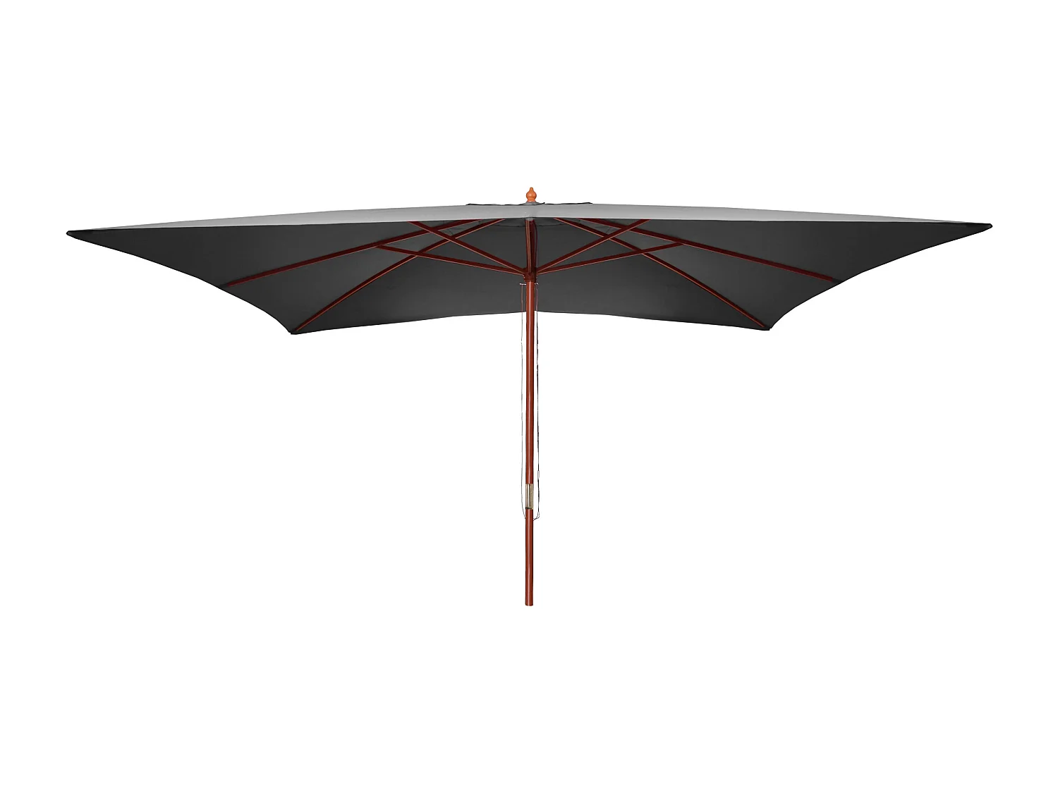 Ombrellone giardino spiaggia N83 Florida 3x4m poliestere ~ antracite