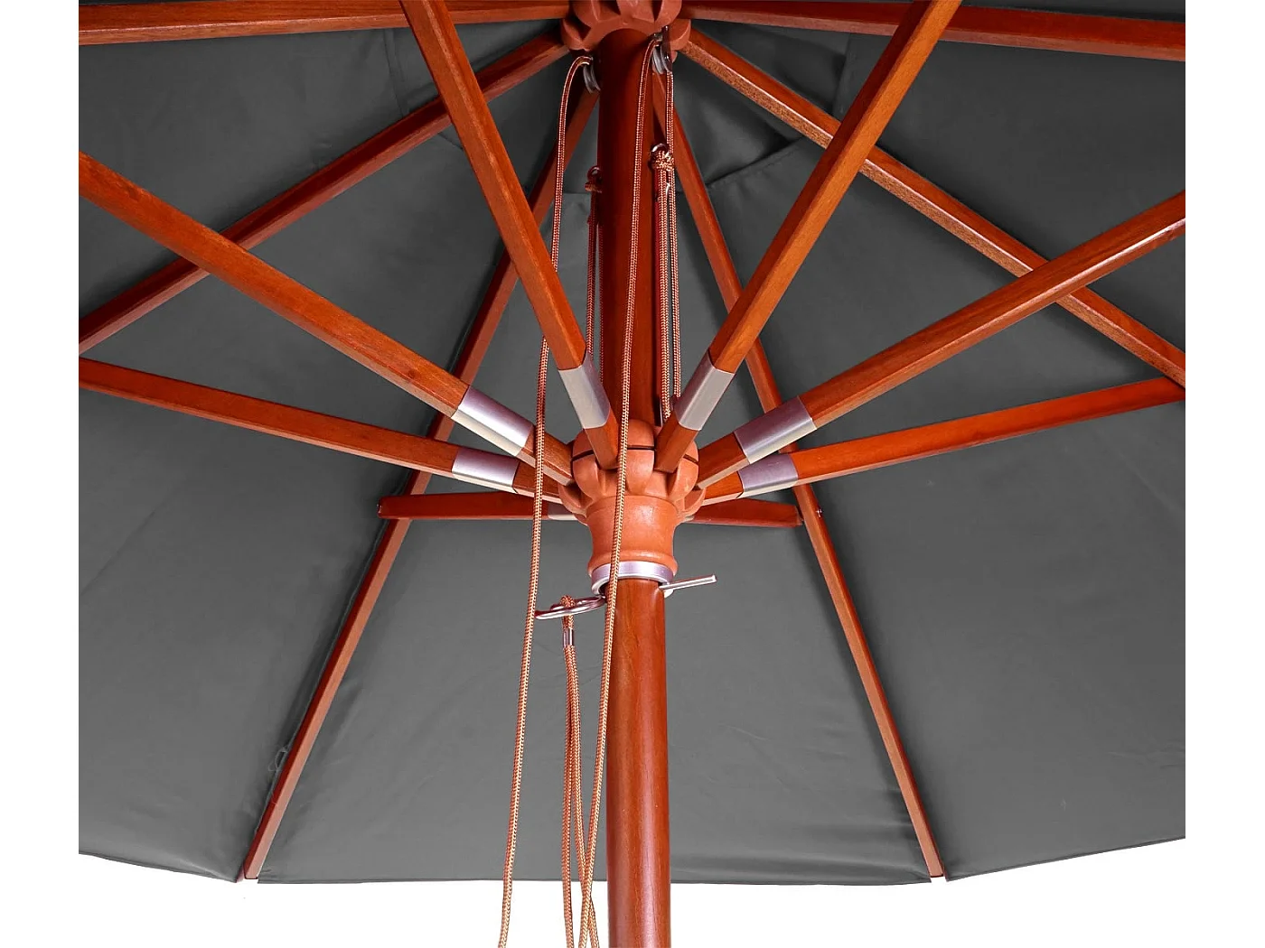 Gastronomie Sonnenschirm MCW-C57 II rund, Anthrazit