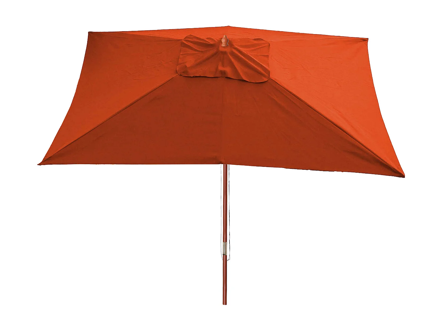 Ombrellone giardino spiaggia N83 Florida 3x4m poliestere ~ arancione