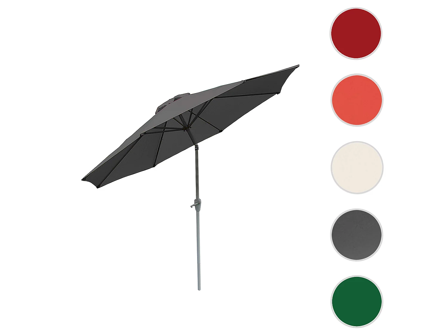 Parasol Asti,  antracytowy