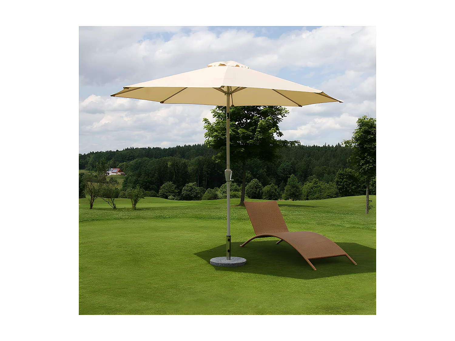 Sonnenschirm Asti II neigbar, Creme