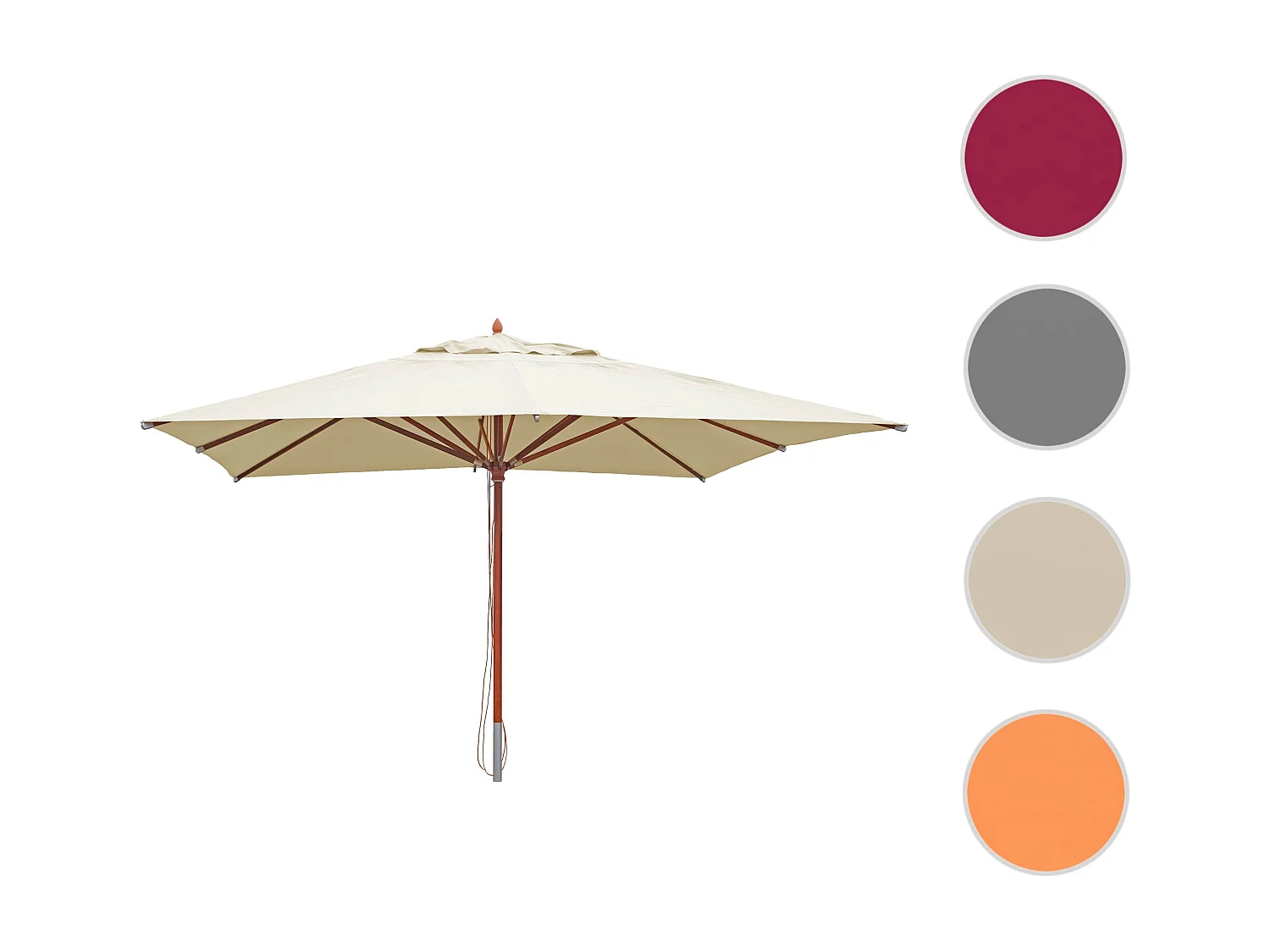 Gastronomie Sonnenschirm MCW-C57 II, Creme