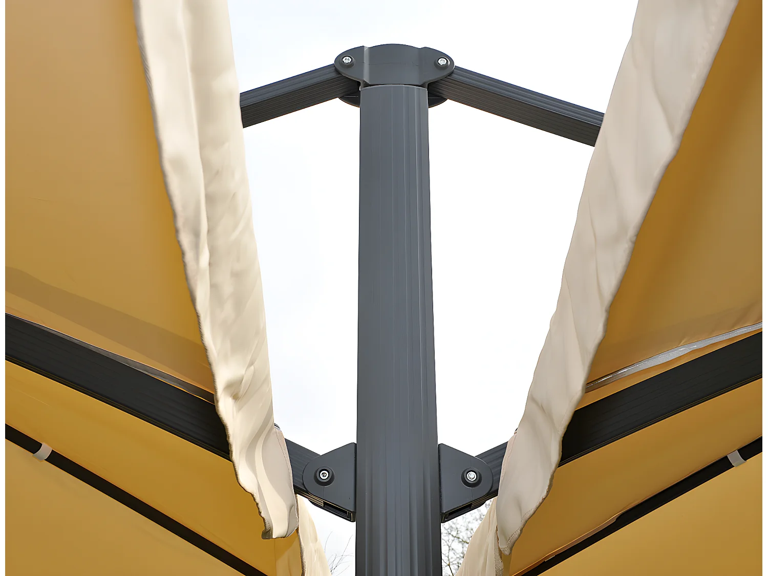 Podwójny ekran sygnalizacji świetlnej T44,  kremowo-beżowy