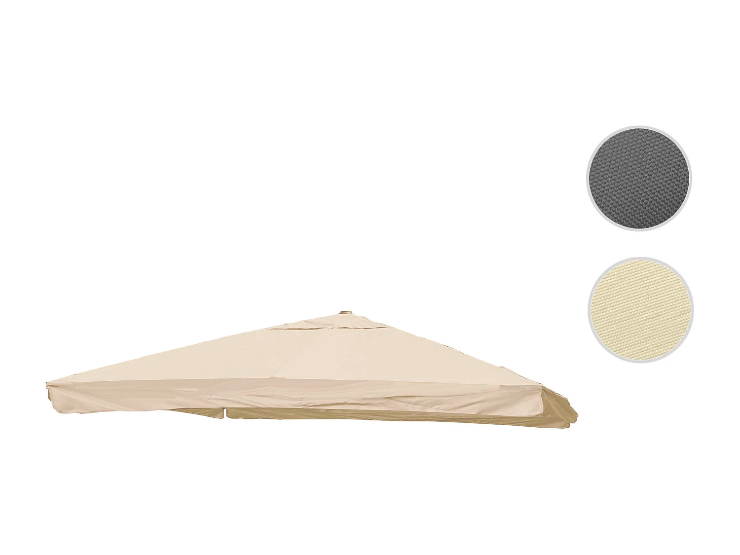 Vervangende hoes voor paraplu MCW-A96 III,  crème