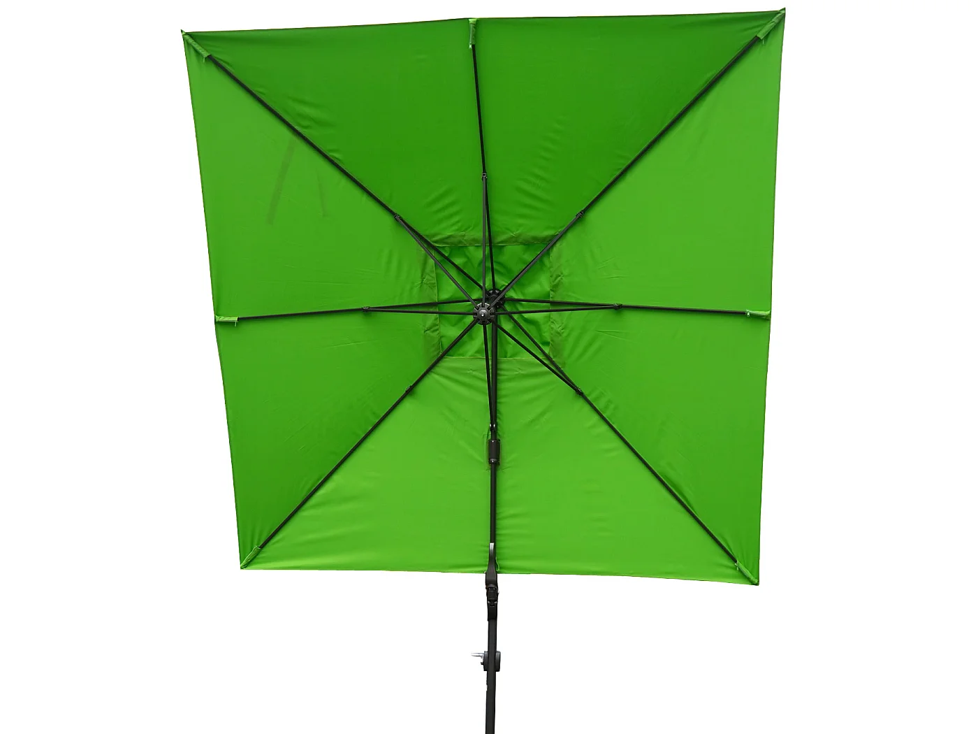 Zweefparasol MCW-A39 I draaibaar,  groen zonder standaard