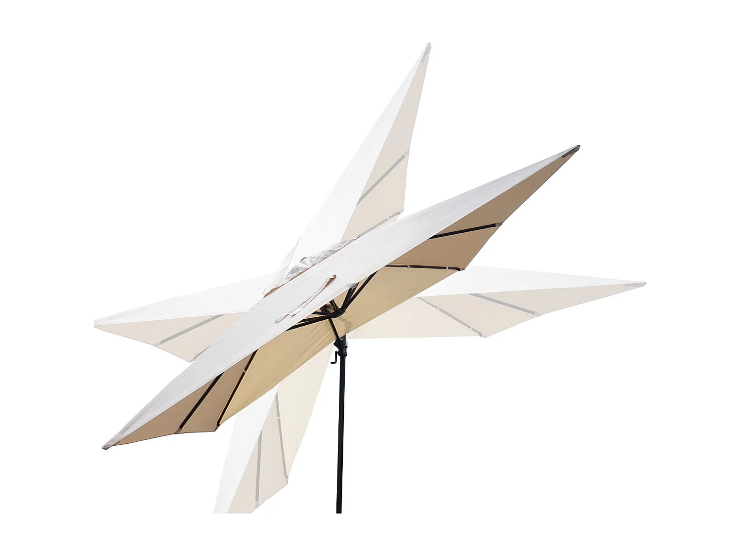 Parasol do świateł drogowych MCW-A96 I obrotowy,  kremowy ze stojakiem, obrotowy