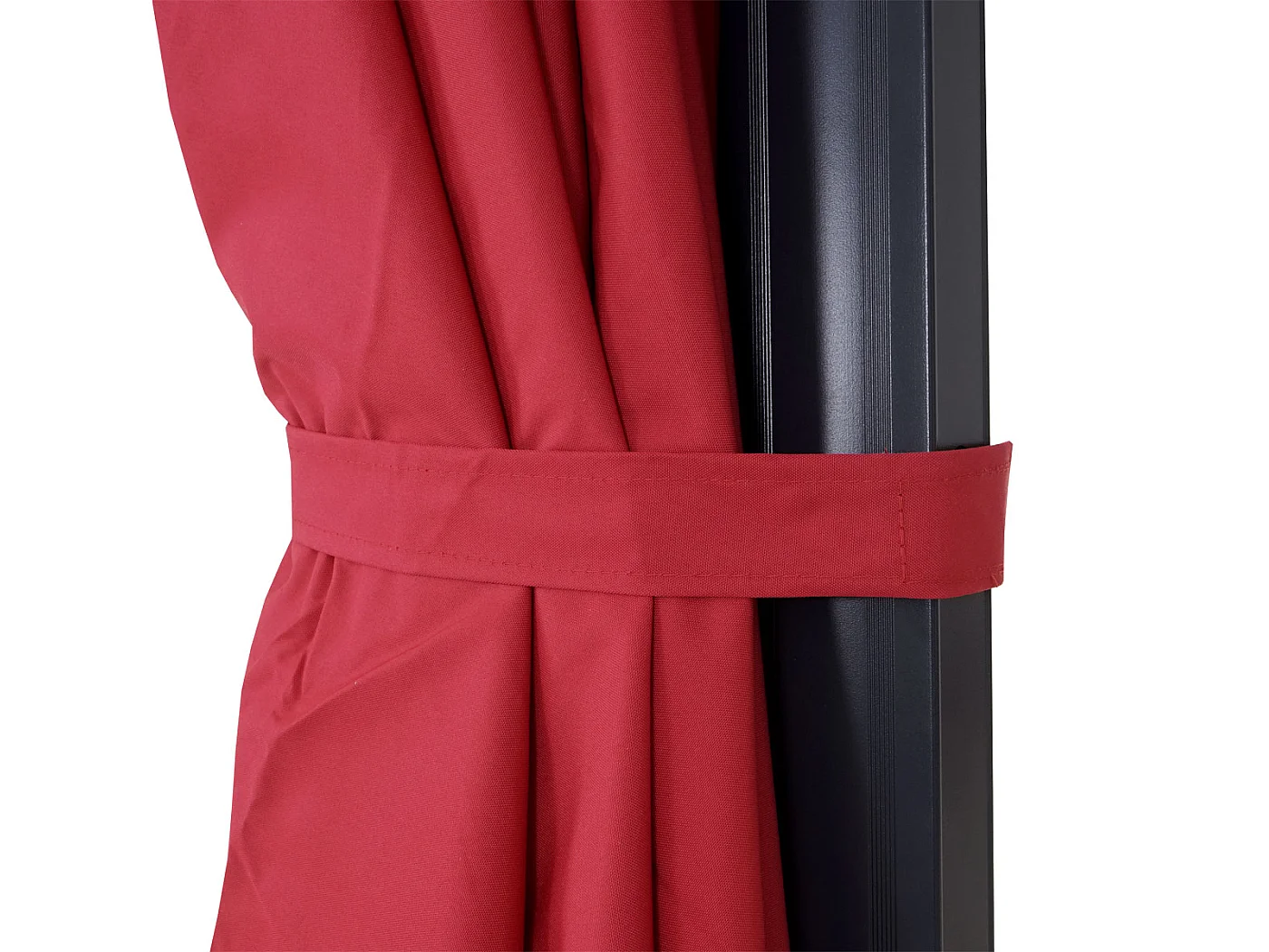 Parasol do świateł drogowych MCW-A96 I obrotowy,  czerwony ze stojakiem, obrotowy