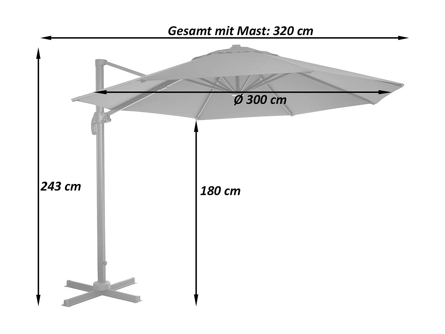 Parasol do sygnalizacji świetlnej MCW-A96 I okrągły,  bordowy bez stojaka, obrotowy