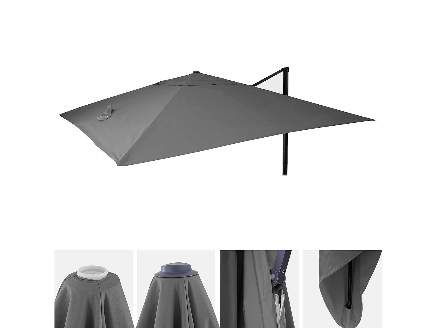 Ersatz-Bezug für Schirm MCW-A96, Anthrazit