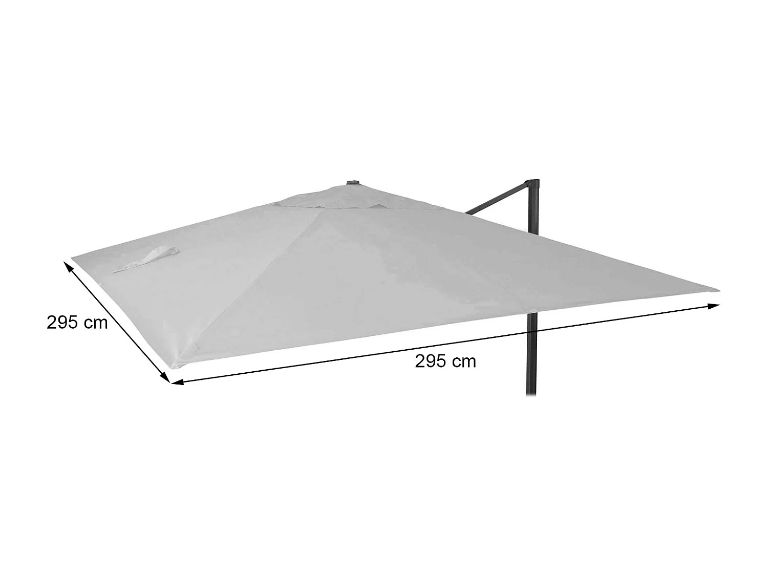 Ersatz-Bezug für Schirm MCW-A96, Anthrazit