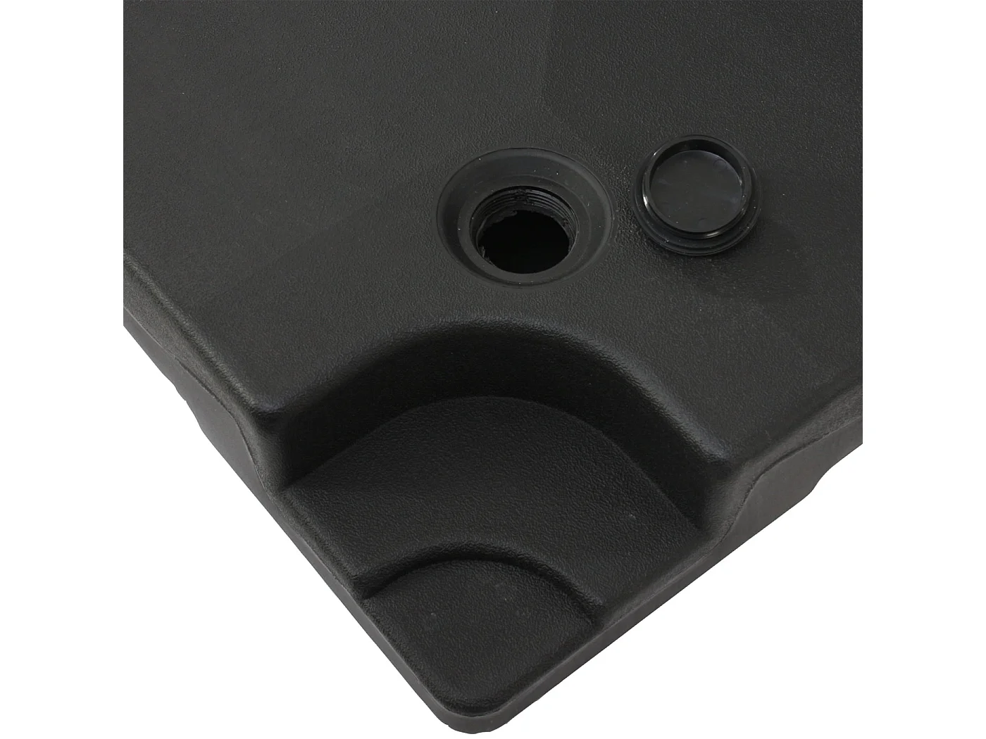 Ampelschirm MCW-A96 III drehbar, Türkis mit Ständer, drehbar