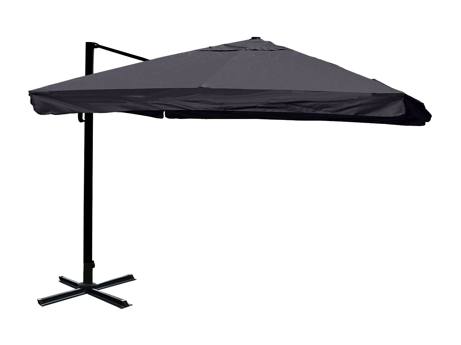 MCW-A96 III drejelig parasol,  Flap, antracit, uden stativ, drejelig