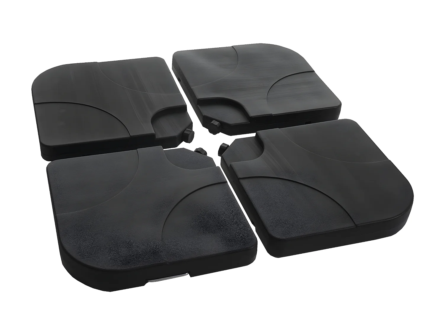 Zweefparasol MCW-A96 I draaibaar,  turquoise met voet