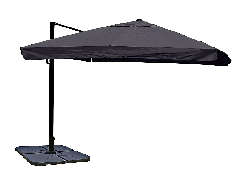 Parasol do sygnalizacji świetlnej MCW-A96 I,  Klapa, antracytowy ze stojakiem