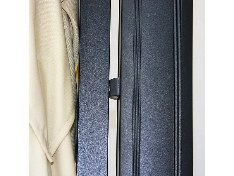 Parasol świetlny MCW-A96 III,  Klapa, antracyt ze stojakiem