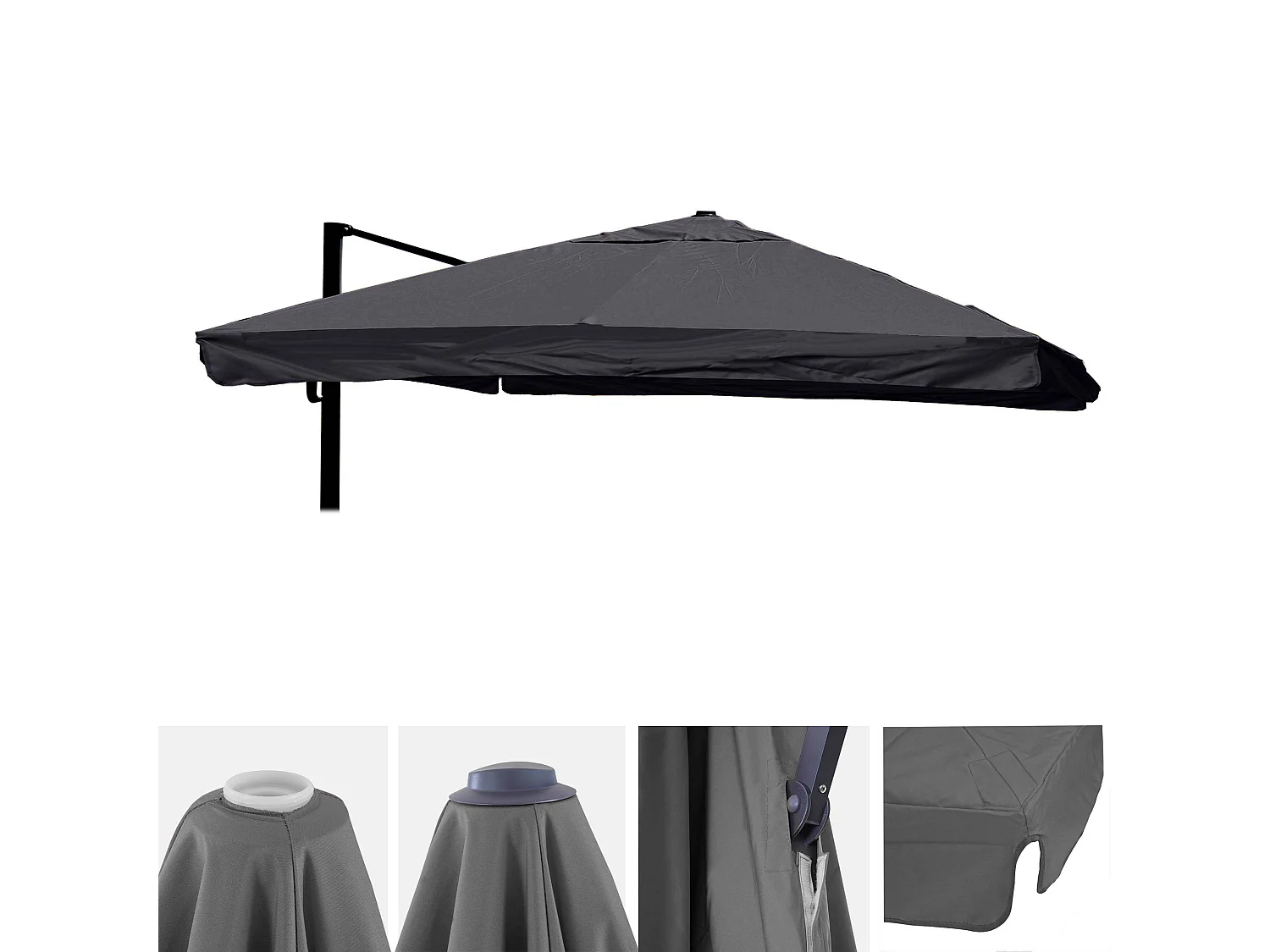 Zapasowa osłona do parasola MCW-A96,  antracytowy