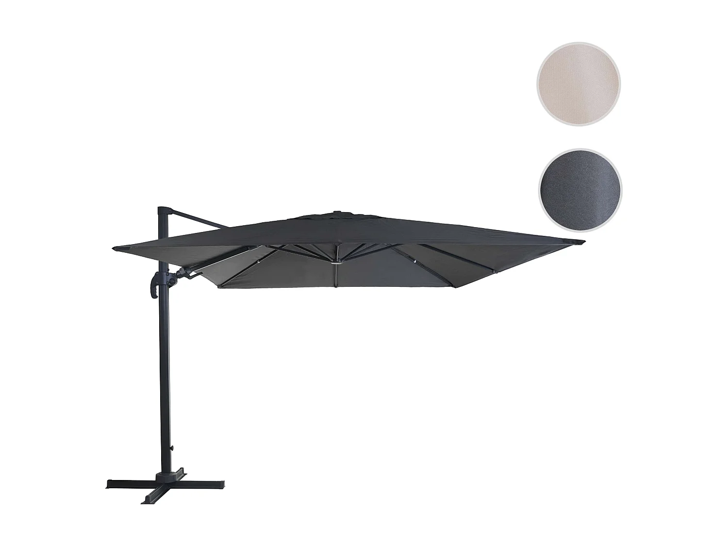 Parasol do świateł drogowych MCW-A96 I obrotowy,  antracyt bez podstawy, obrotowy