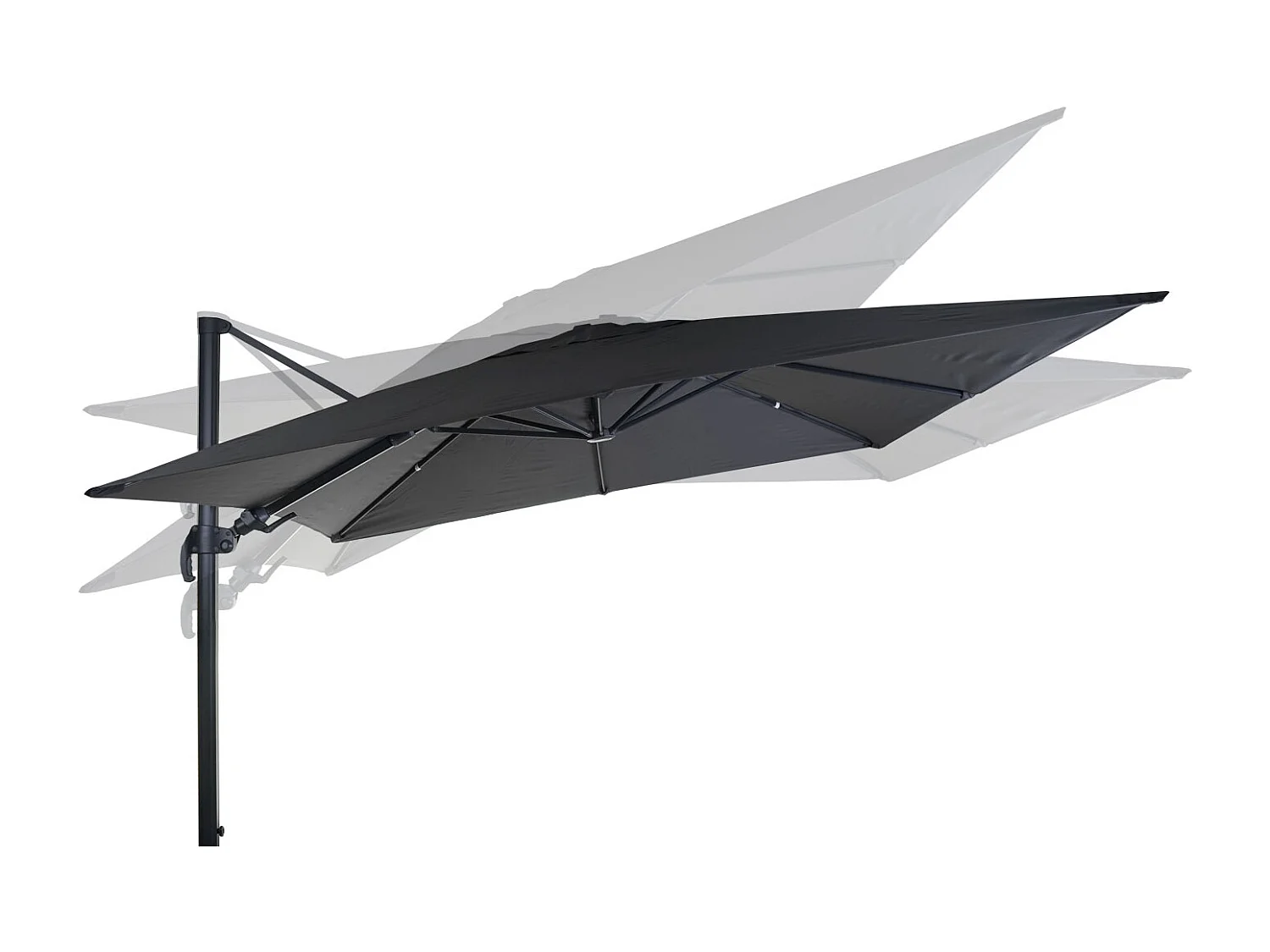 Parasol do świateł drogowych MCW-A96 I obrotowy,  antracyt bez podstawy, obrotowy