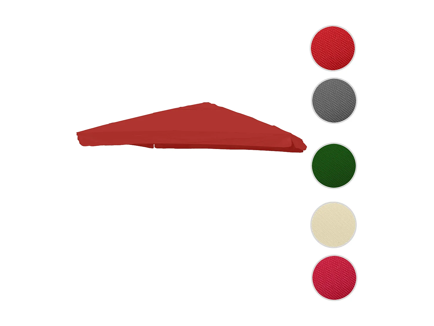 Wymienny pokrowiec do parasola MCW-A96 III,  czerwony