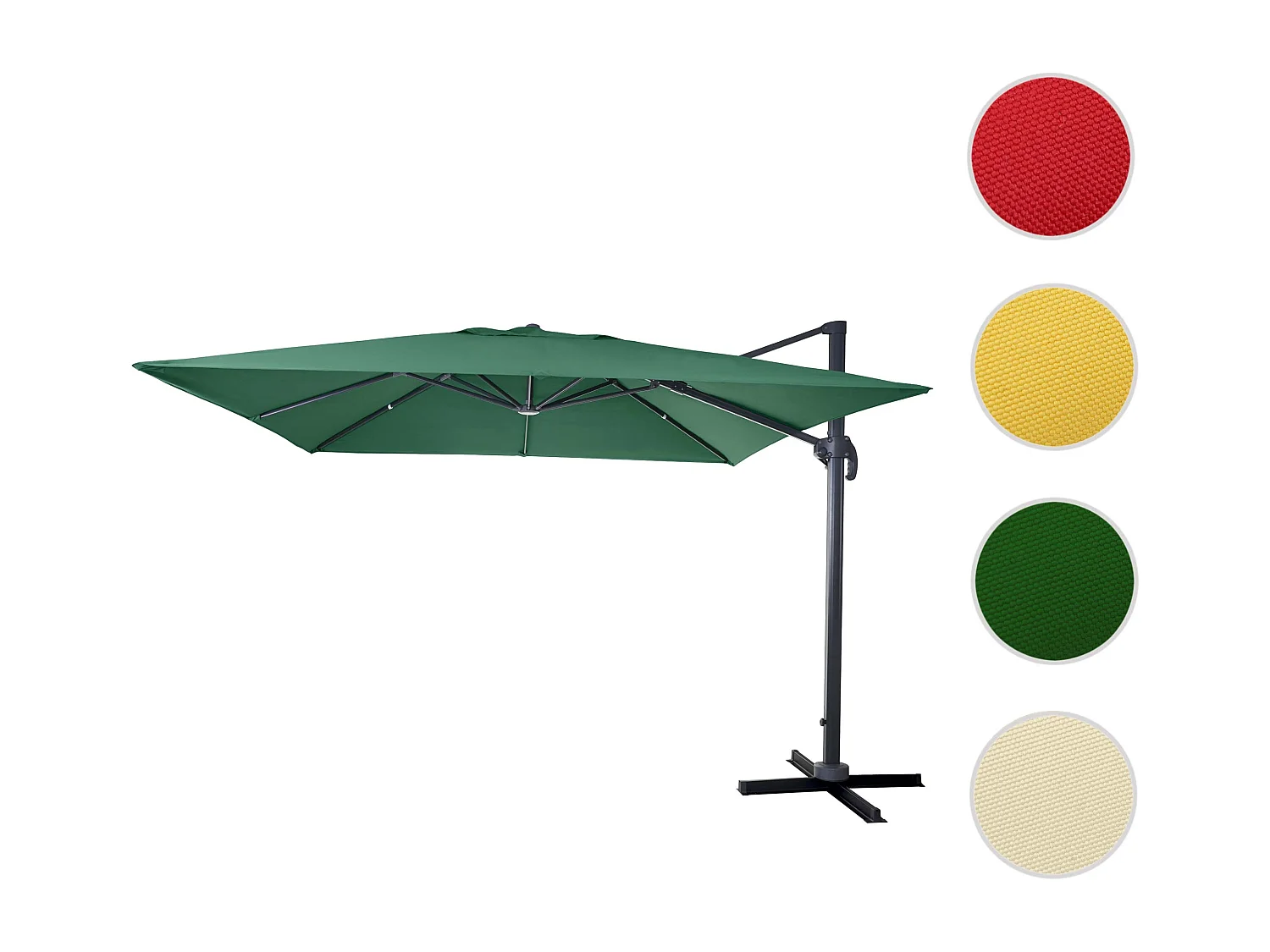 Parasol do świateł drogowych MCW-A96 I obrotowy,  ciemnozielony bez stojaka