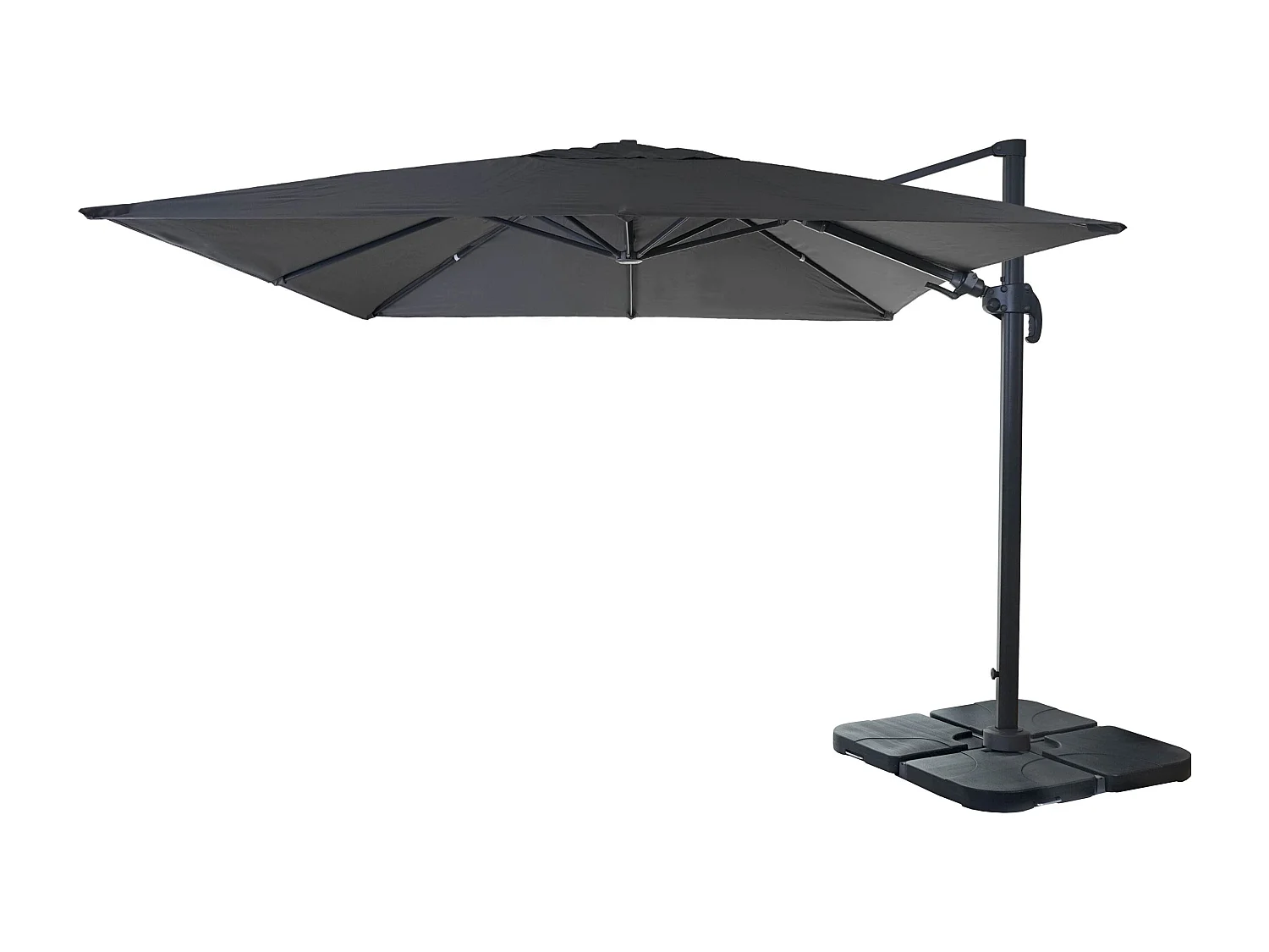 Parasol do sygnalizacji świetlnej MCW-A96 I,  antracyt ze stojakiem