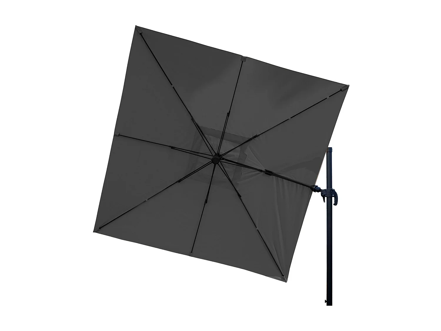 Parasol do sygnalizacji świetlnej MCW-A96 I,  antracyt ze stojakiem