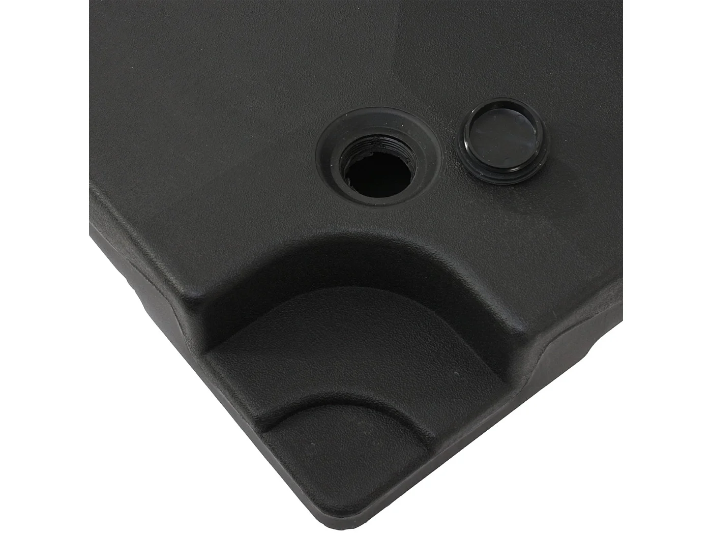 Ampelschirm MCW-A96 III, Türkis mit Ständer