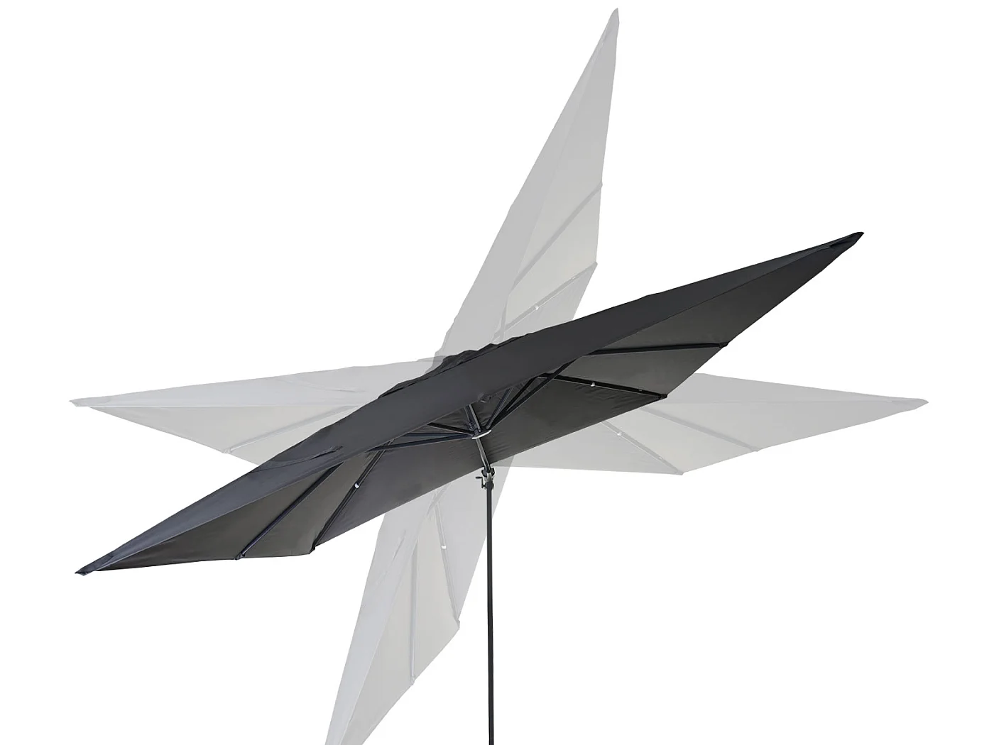 Obrotowy parasol wspornikowy MCW-A96 III,  antracyt bez podstawy, obrotowy