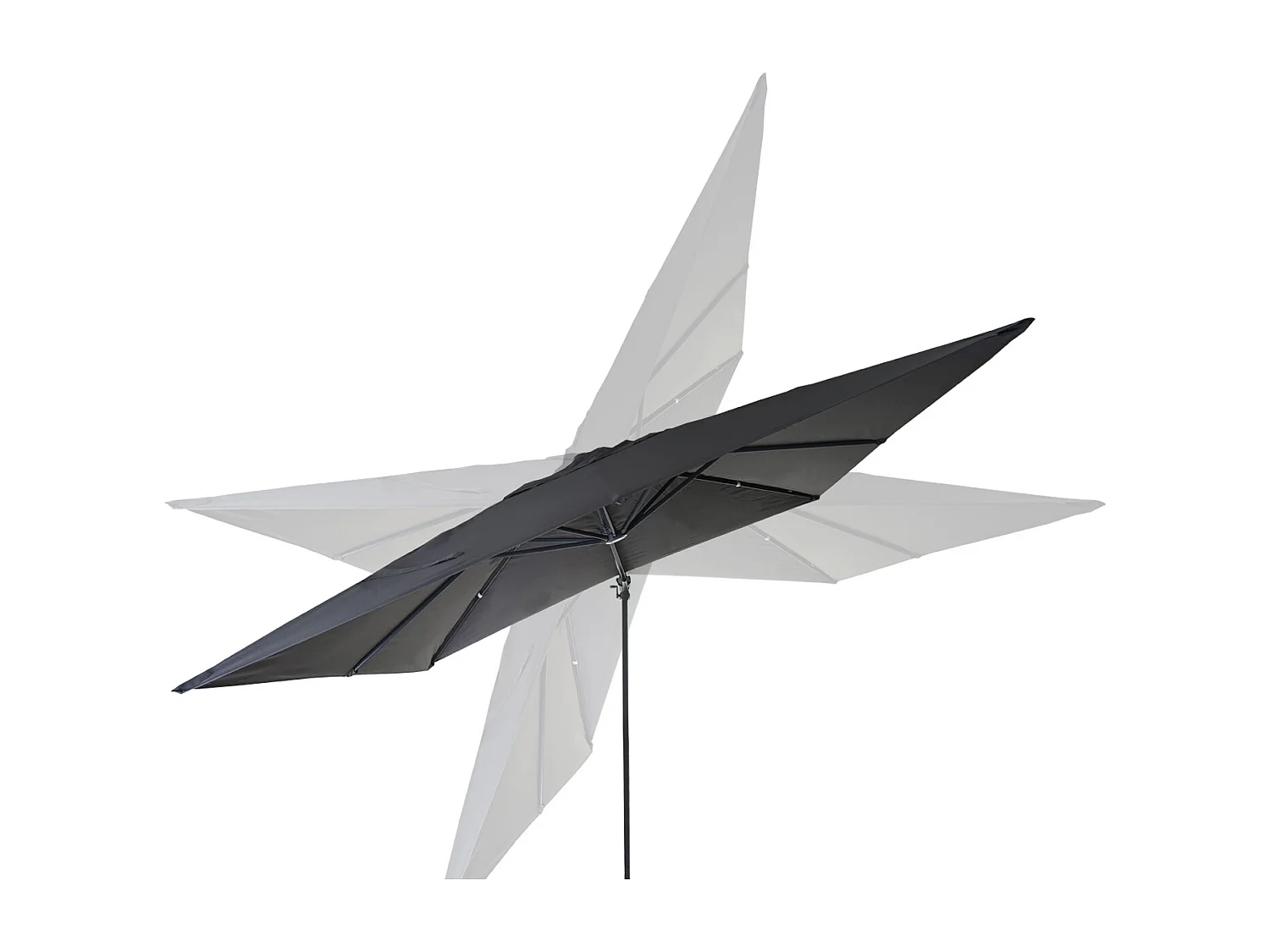 MCW-A96 III drejelig parasol,  antracit, uden stativ, drejelig