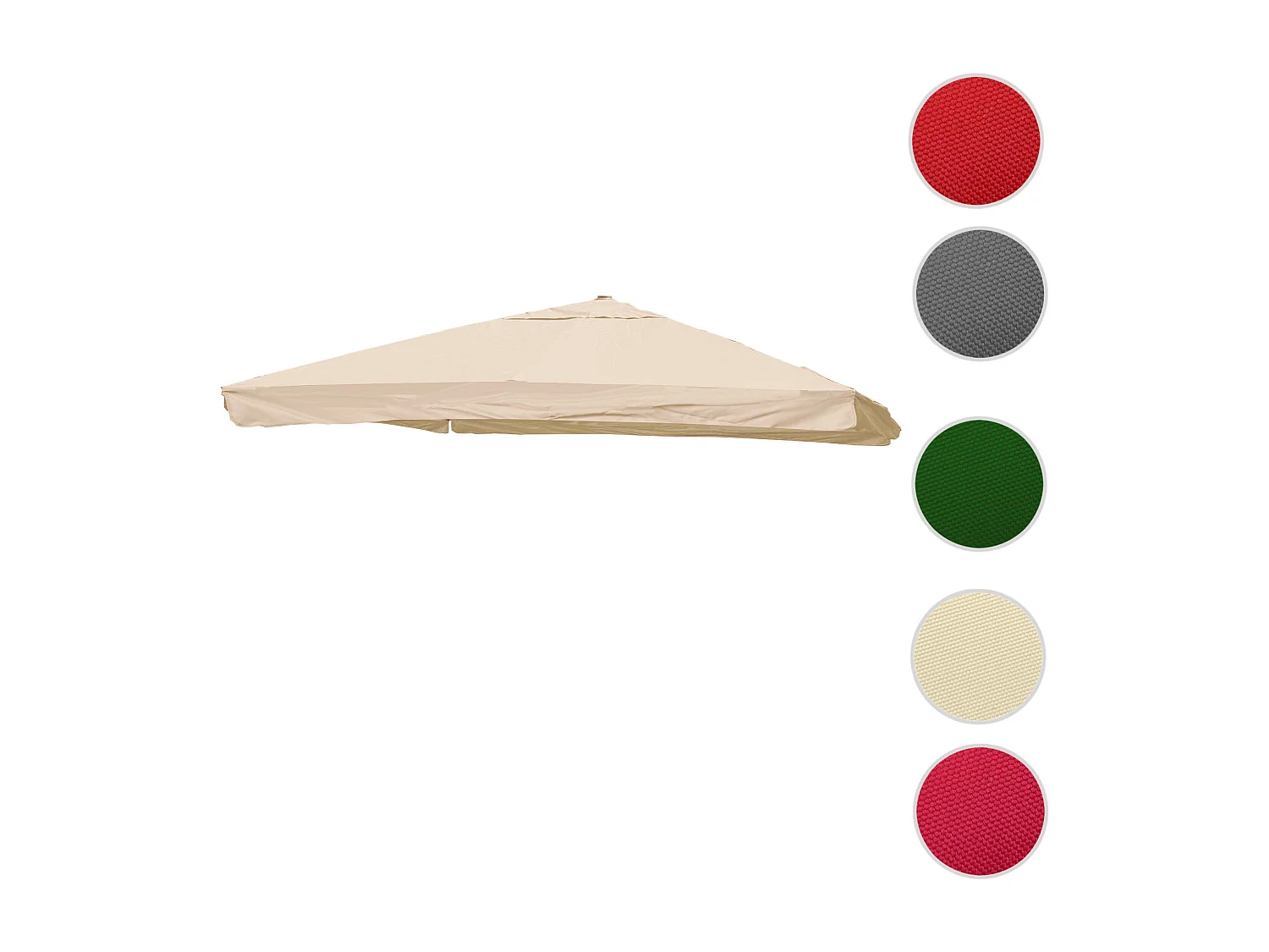 Replacement cover for the MCW-A96 II umbrella,  cream