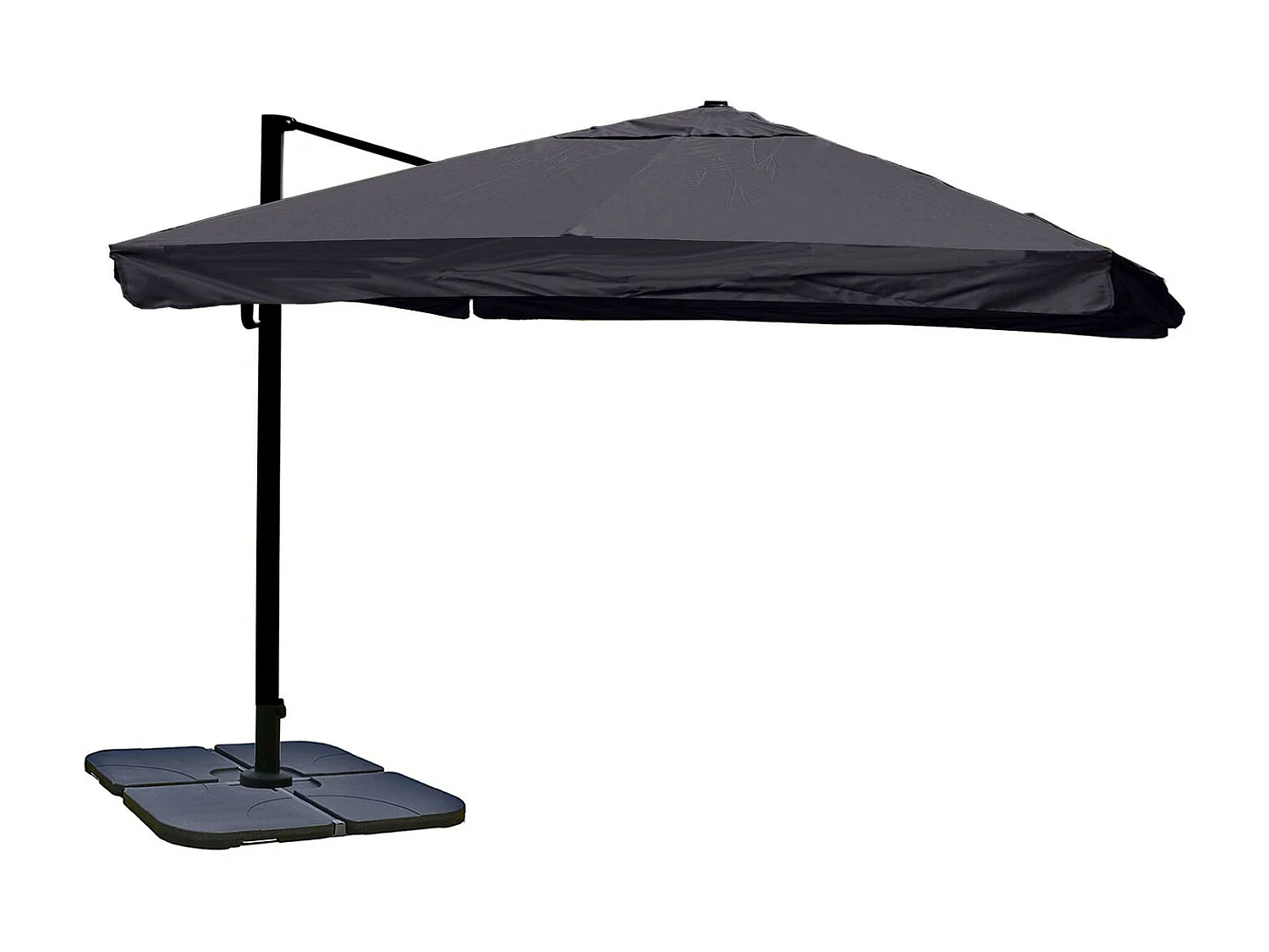 Parasol świetlny MCW-A96 III,  Klapa, antracytowy ze stojakiem