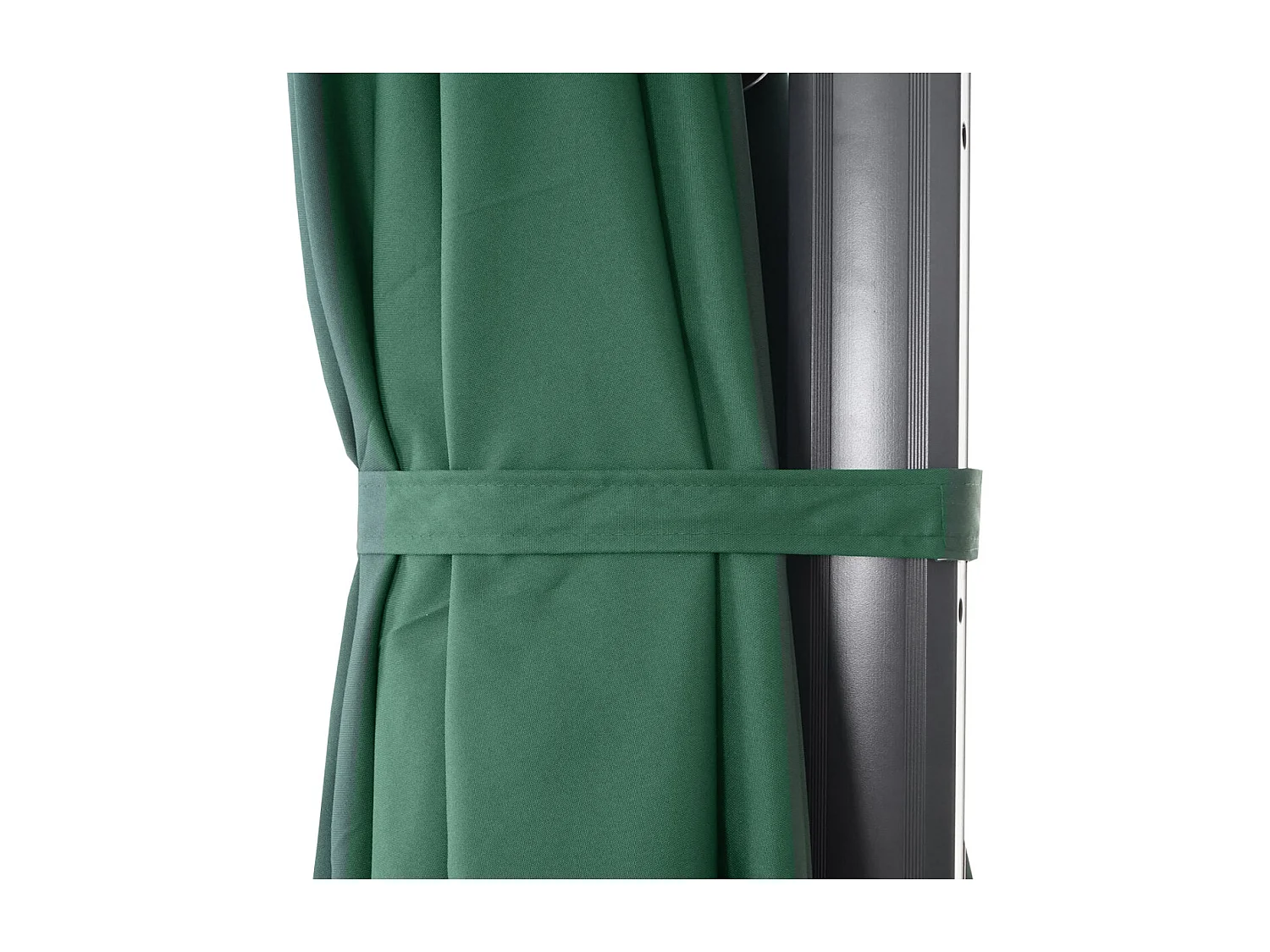 Zweefparasol MCW-A96 I draaibaar,  donkergroen met standaard, draaibaar