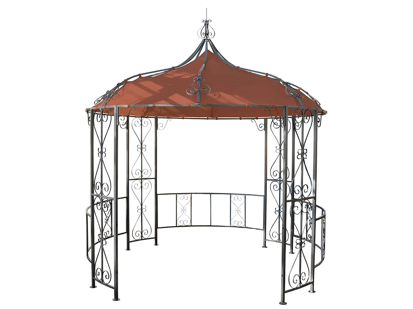 Vervangen overkapping voor pergola Cabrera,  terracotta-bruin