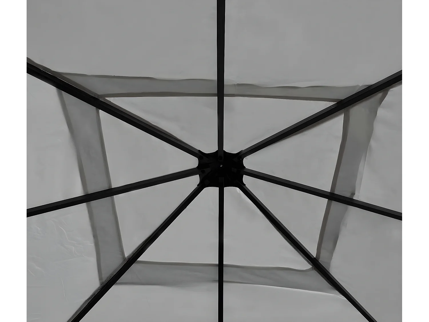 Vervangende bekleding dak voor pergola Calpe III,  grijs