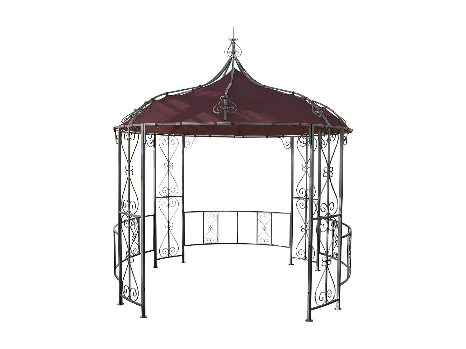 Wymiana pokrycia dachu pergoli Cabrera,  Czerwono-brązowy