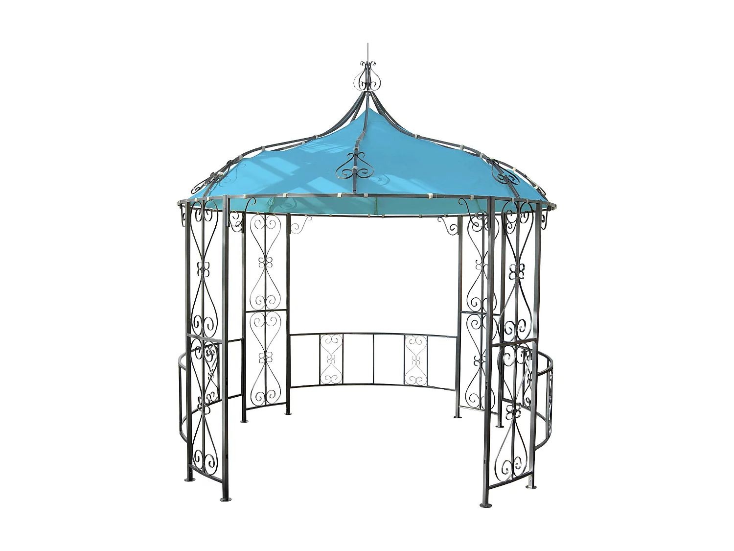 Vervangen overkapping voor pergola Cabrera,  turquoise