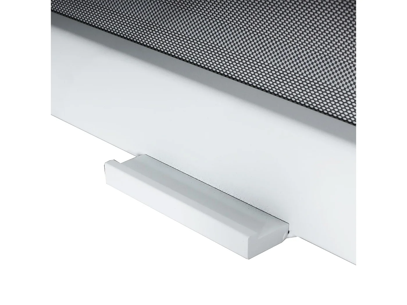 Aluminiumspergola MCW-L41 med 3 sidevægge,  hvid