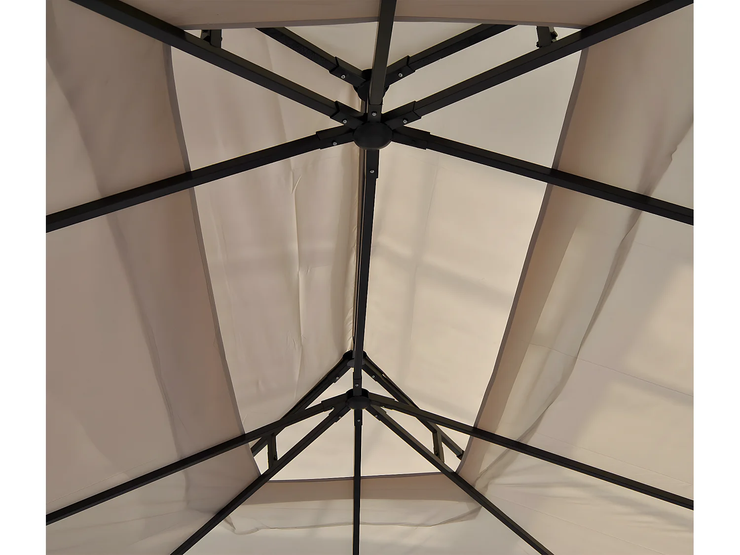 Vervangende bekleding dak voor pergola Nisa,  crème